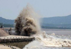 关于钱塘江大潮的资料,壮美奇观与千年传说交织的自然奇景